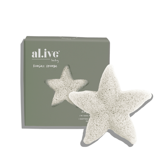 al.ive Baby White Konjac Sponge