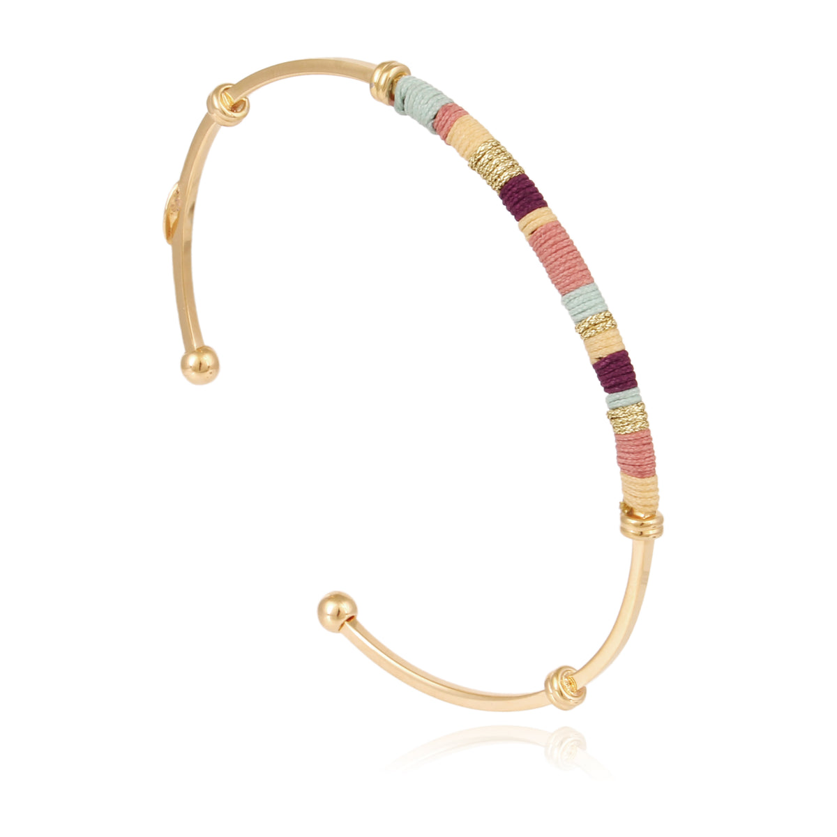 Zanzibar Khaki/Gold Bangle