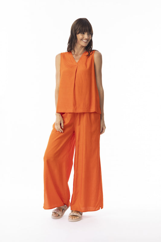 Lux Cami Sleeveless - Mandarin