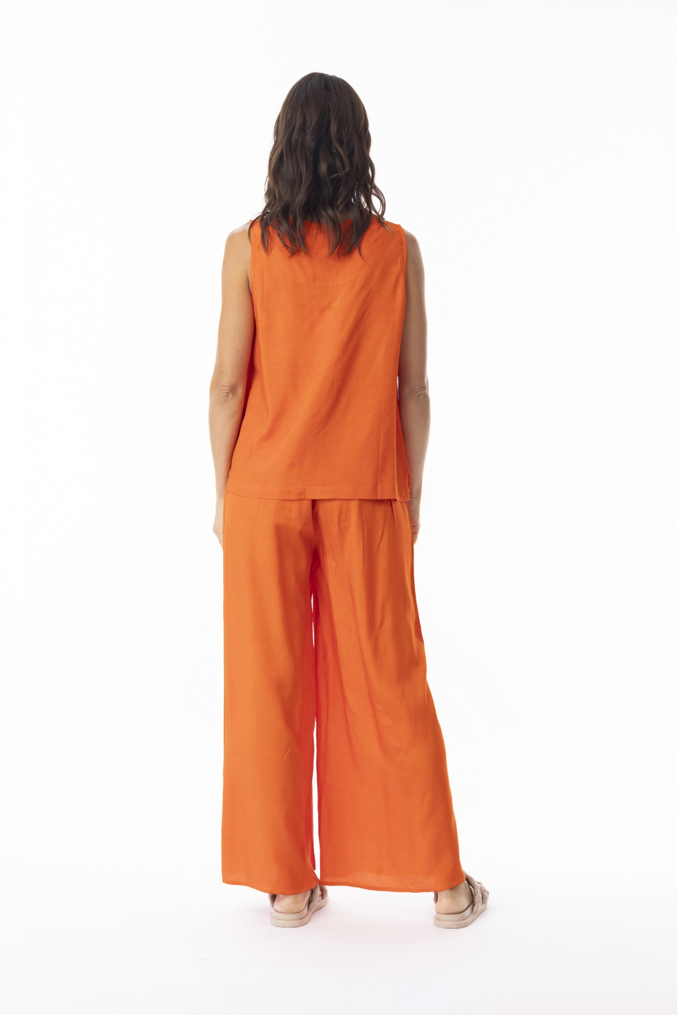 Lux Cami Sleeveless - Mandarin