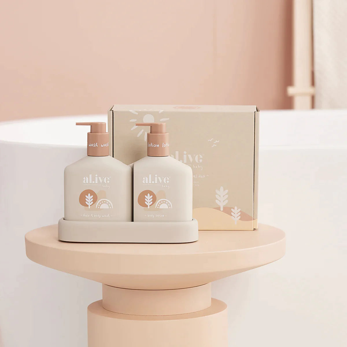 al.ive Calming Oatmeal | Baby Hair & Body Duo