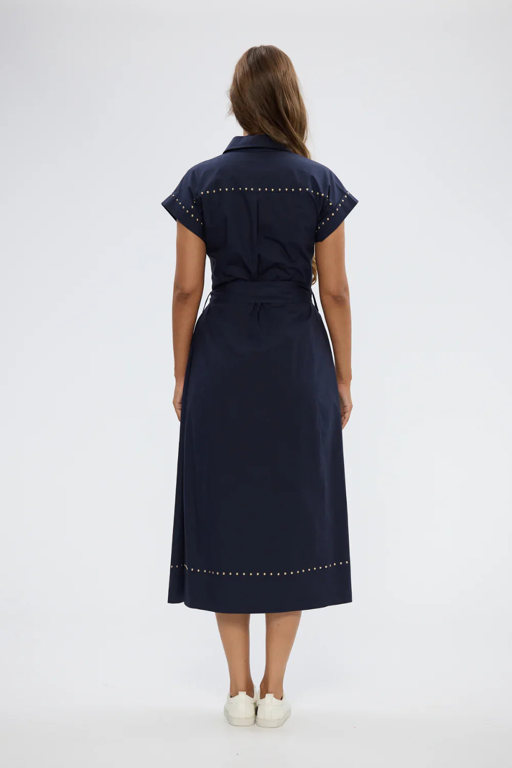 Cordelia Dress in Navy
