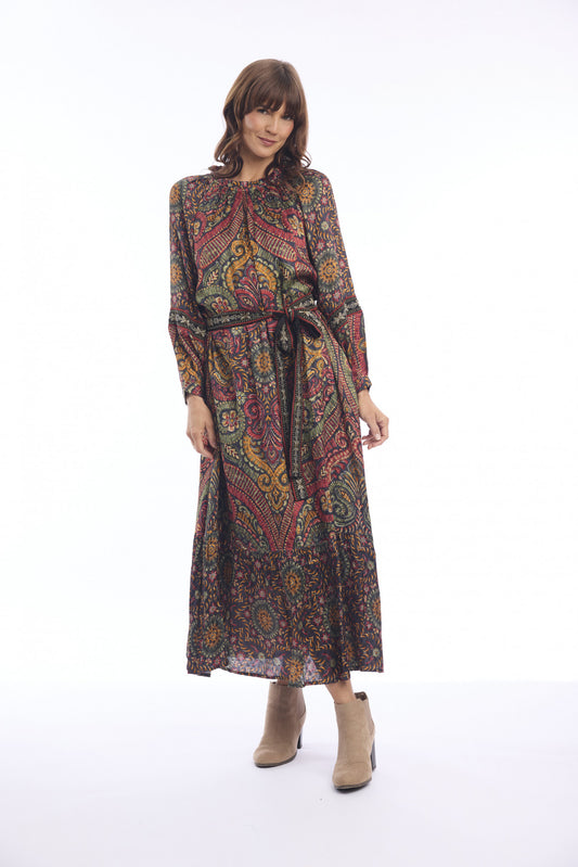 Crete Maxi Dress Tie Waist