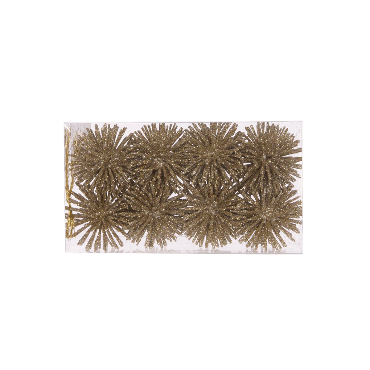 8 Pack Mini Champagne Glitter Puff
