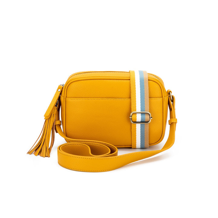 Raven Mustard Crossbody Bag