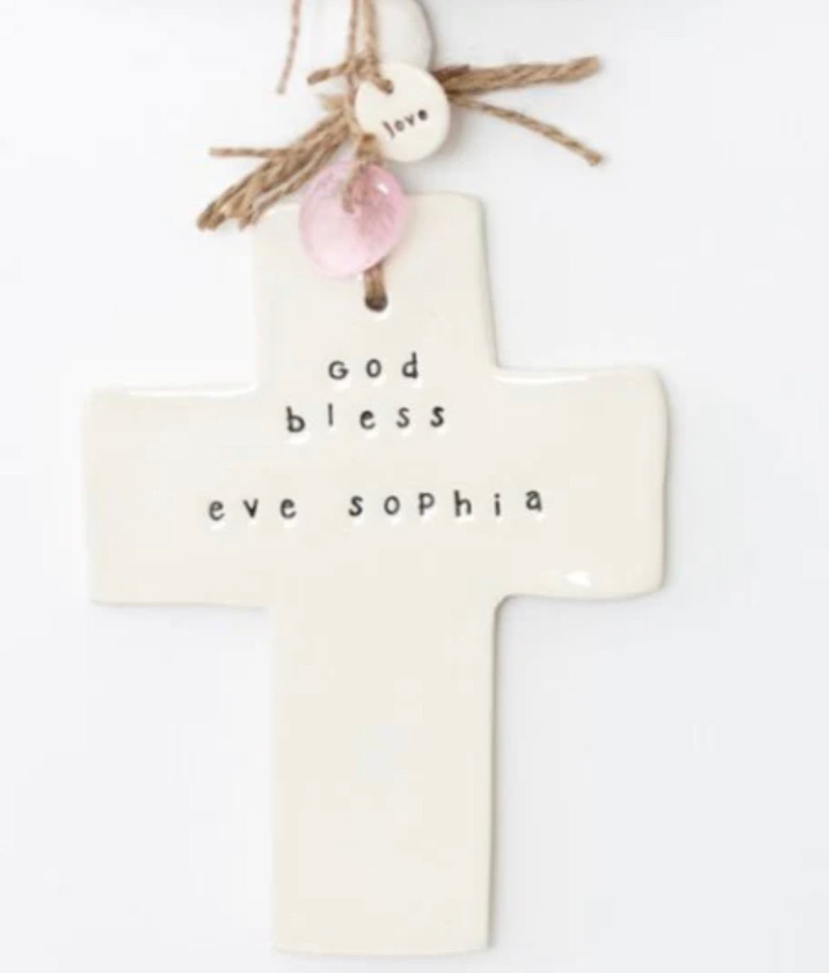 Handmade Ceramic Cross Small PRE order