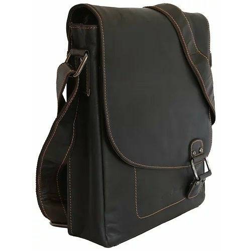 Torquay Leather Shoulder Bag - Black