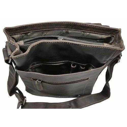 Torquay Leather Shoulder Bag - Black