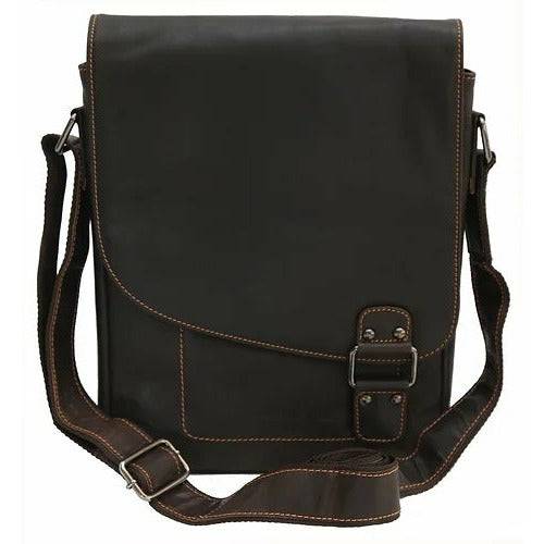 Torquay Leather Shoulder Bag - Black