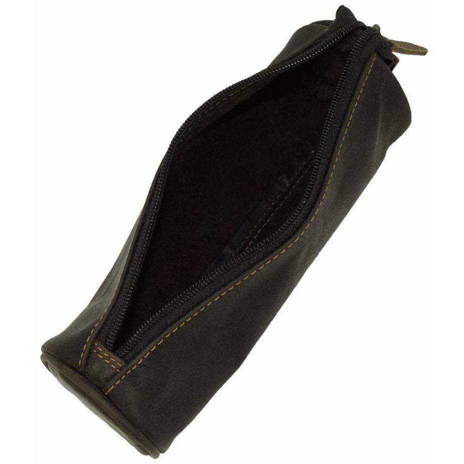 Ava Brown Leather Pen Case