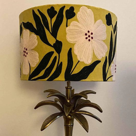 Antique Gold Palm Tree Floor Lamp (base only)