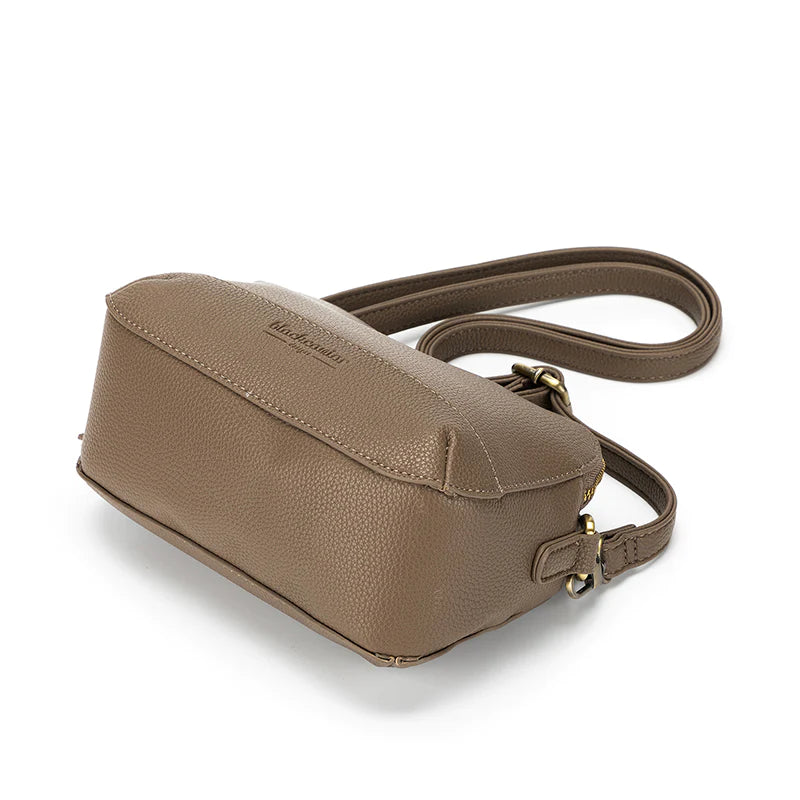 Piper Crossbody Bag in Dark Taupe