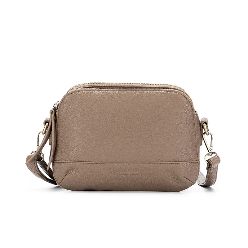 Piper Crossbody Bag in Dark Taupe
