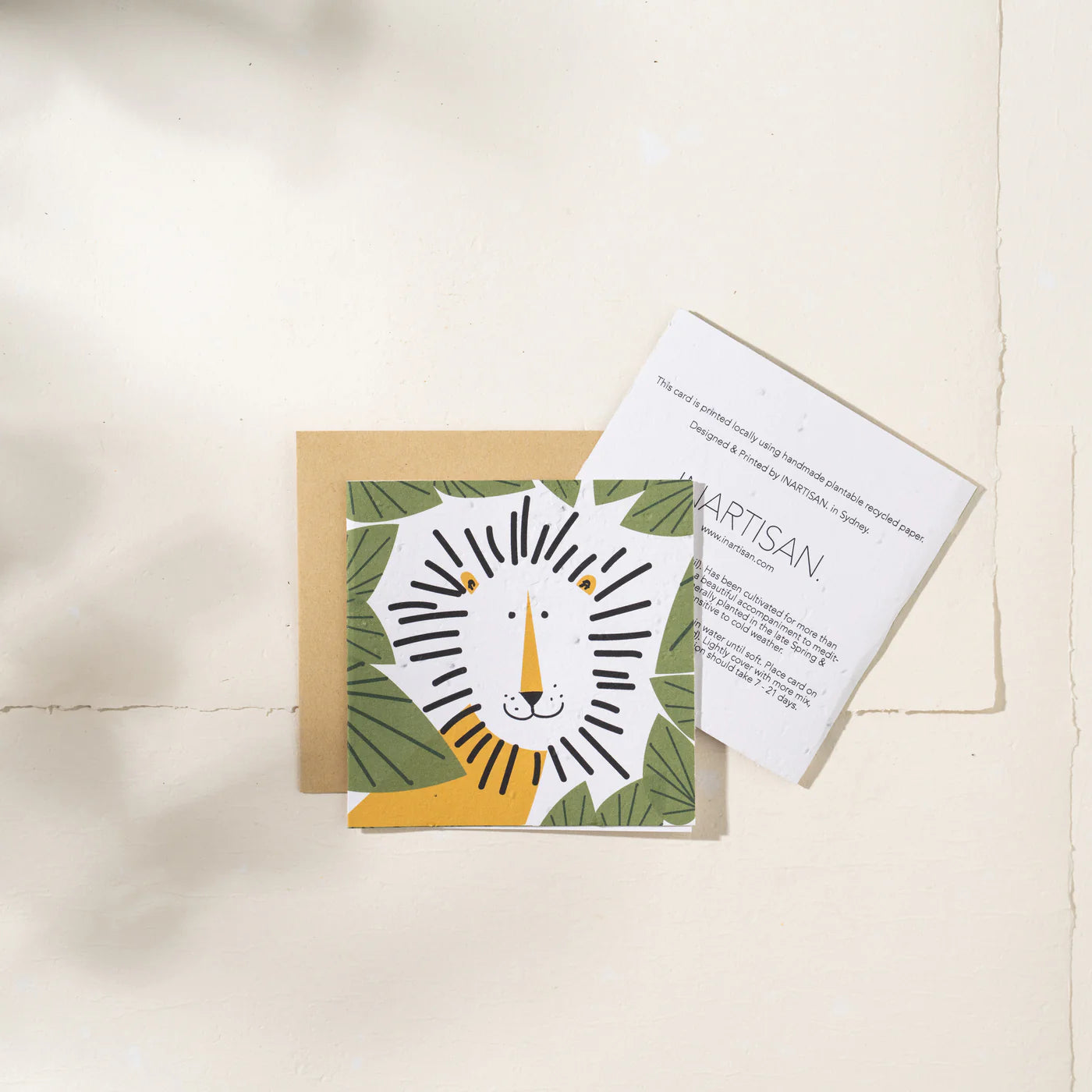 Plantable Card by Inartisan - Leo the Lion