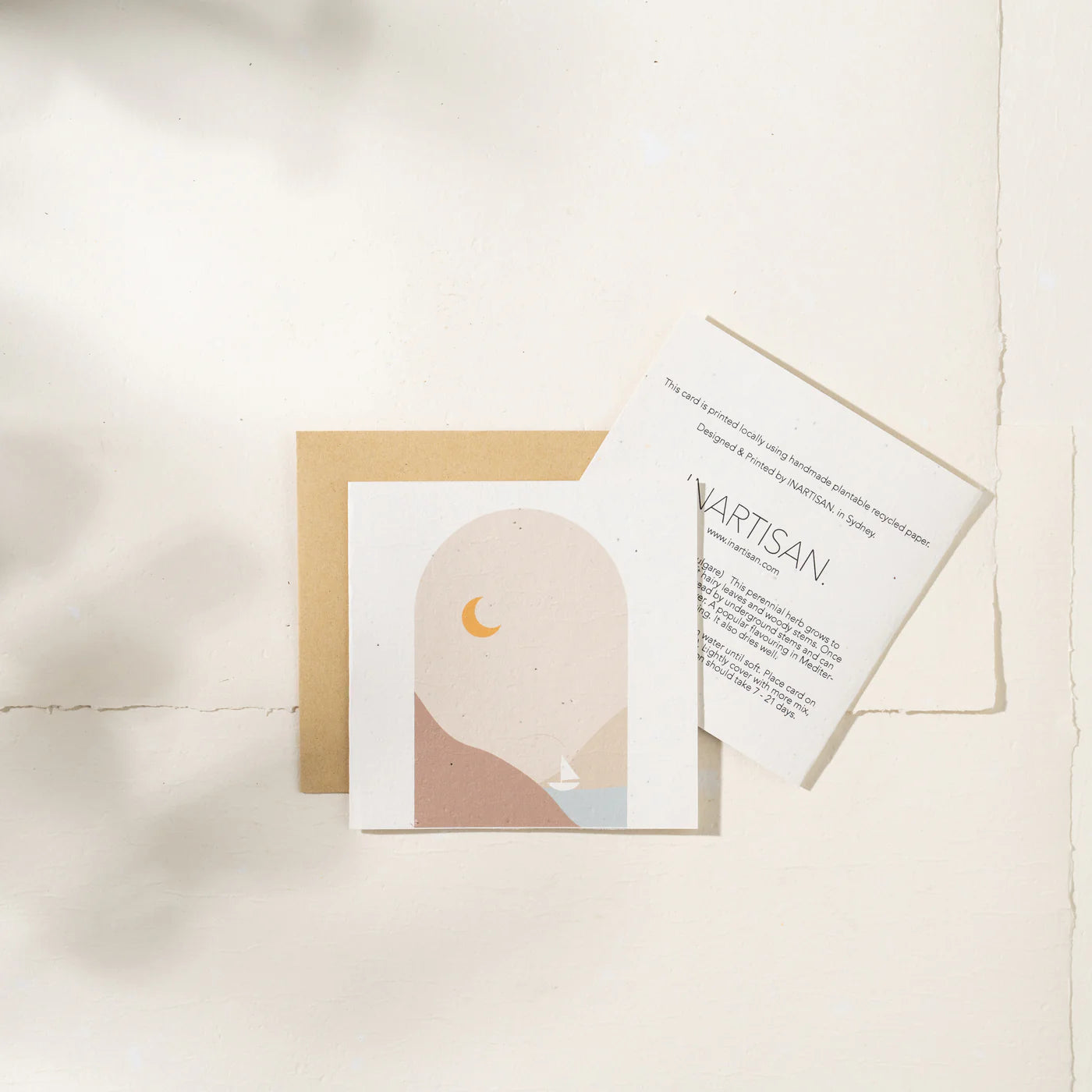 Plantable Card by Inartisan - Moonlight Sailing