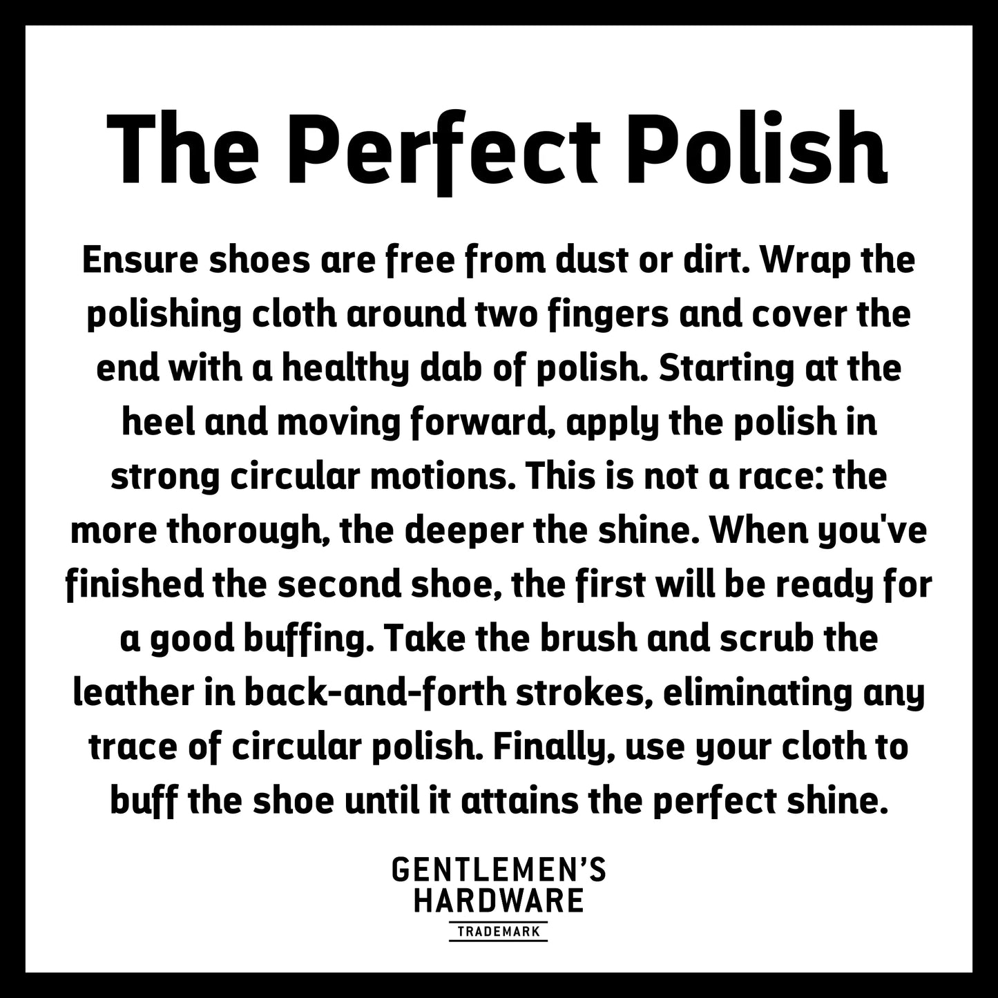 Charcoal Canvas Shoe Shine Set