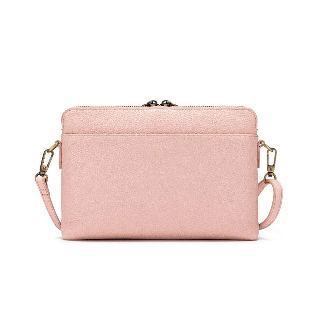 Kiara Crossbody/Clutch in Pink