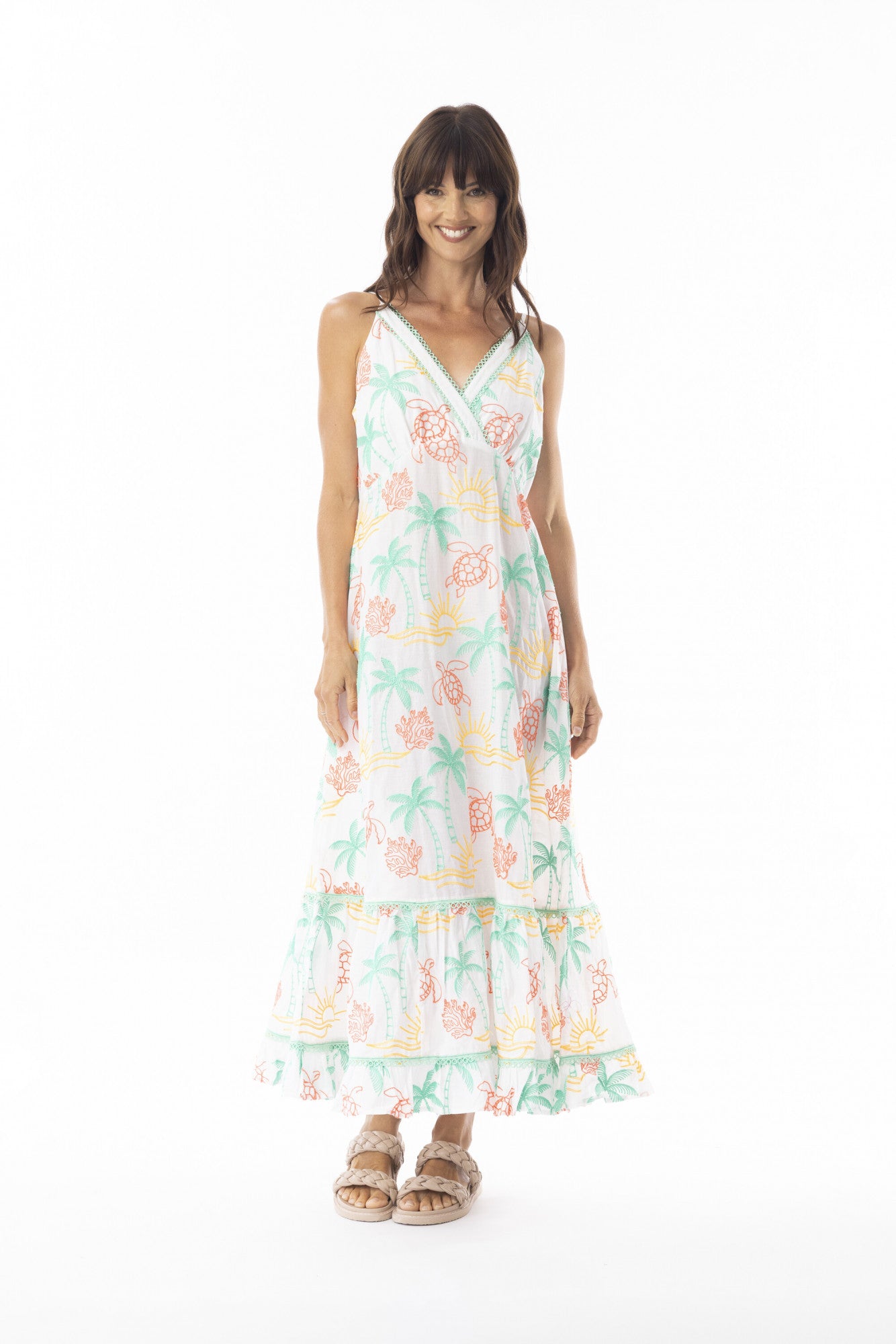 Coral Dress Strappy