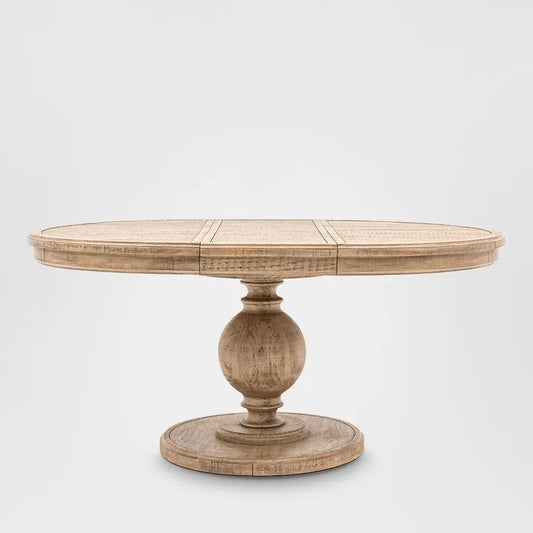 Vancouver round dining table with extension