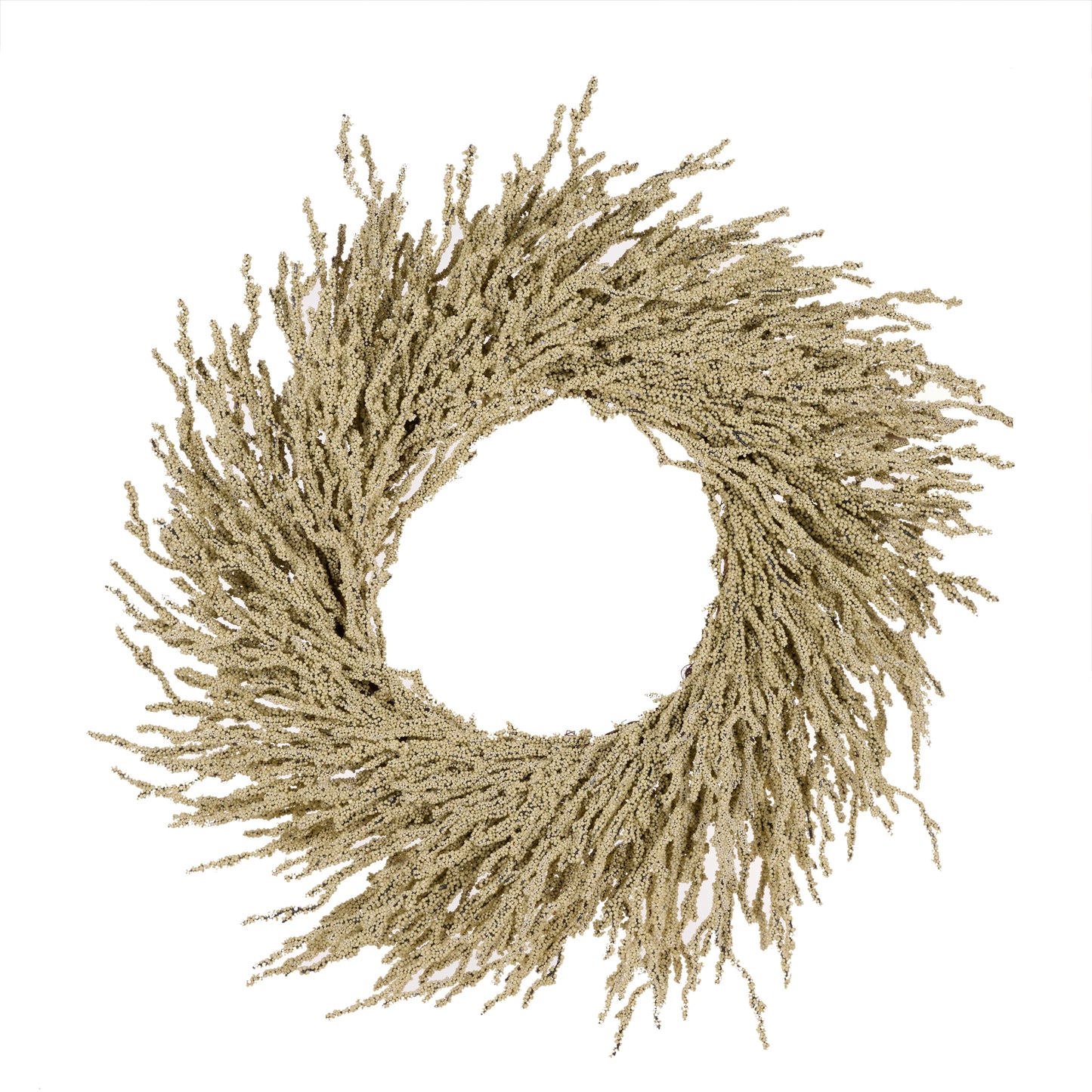 76cm Luxe White Berry Wreath