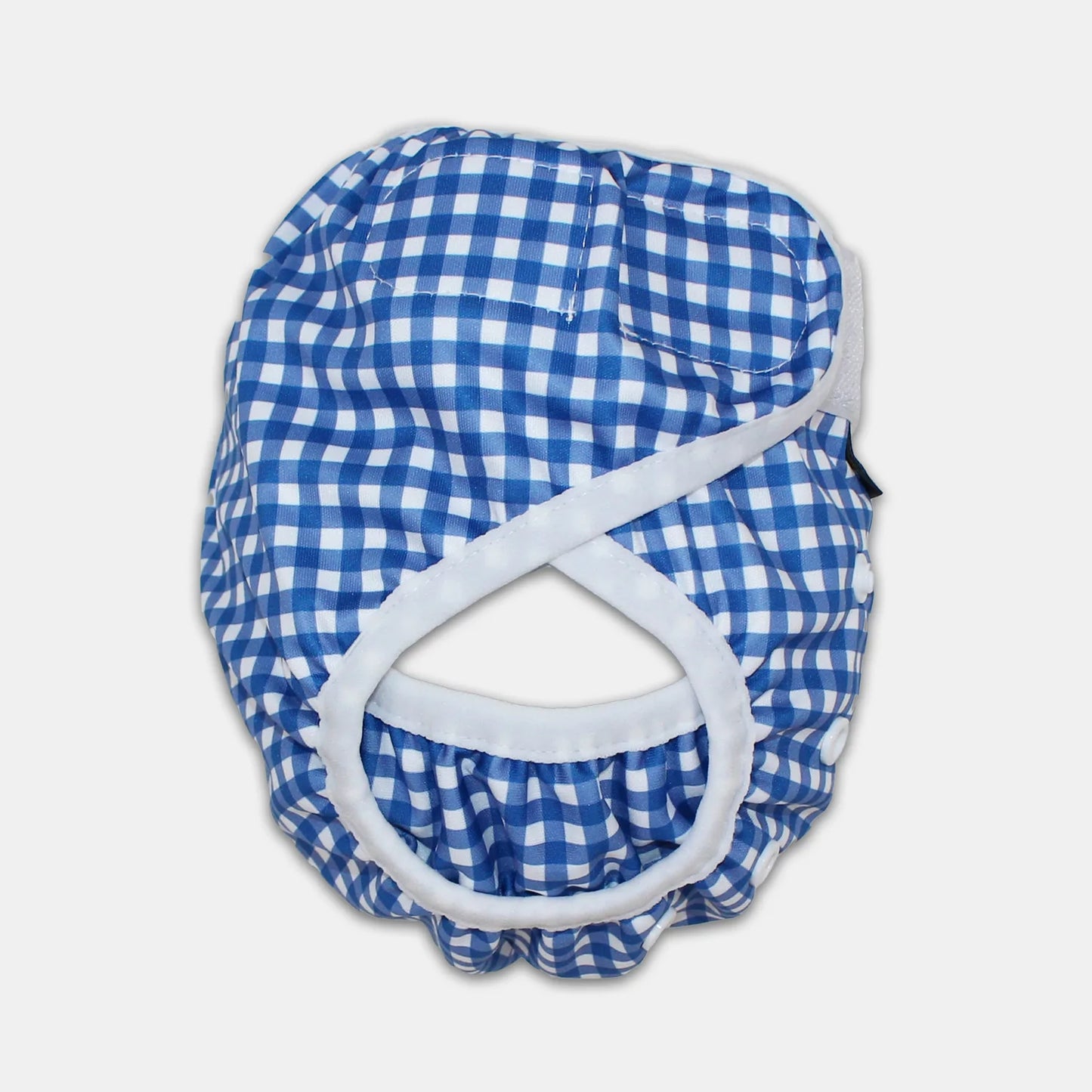 Tyoub Blue Check Swim Nappy