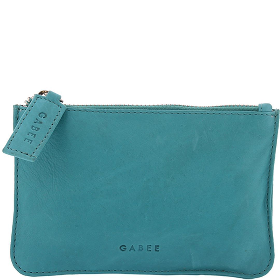 Village Soft Leather Purse in Turquoise
