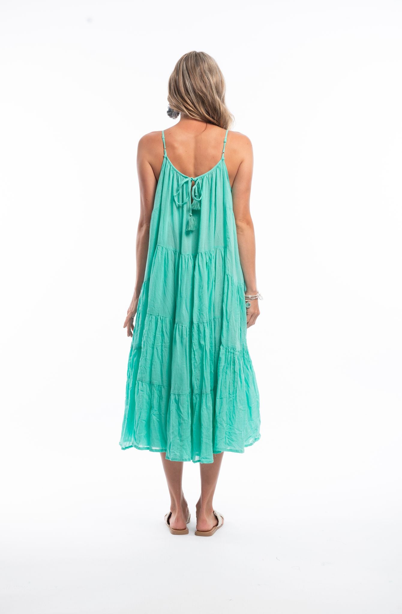 Essentials Maxi Dress in Aqua
