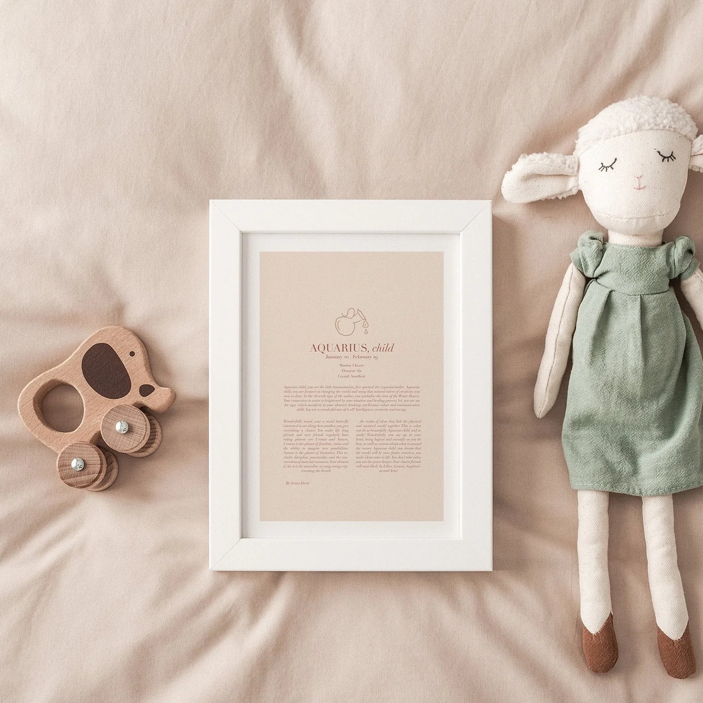 Zodiac Print Child with or without frame