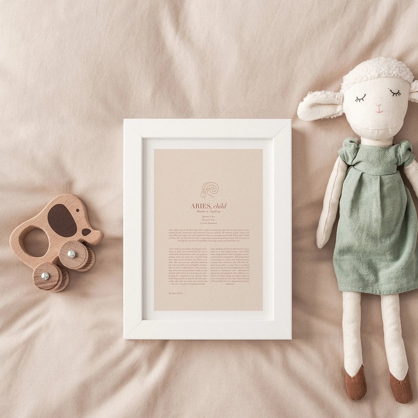 Zodiac Print Child with or without frame