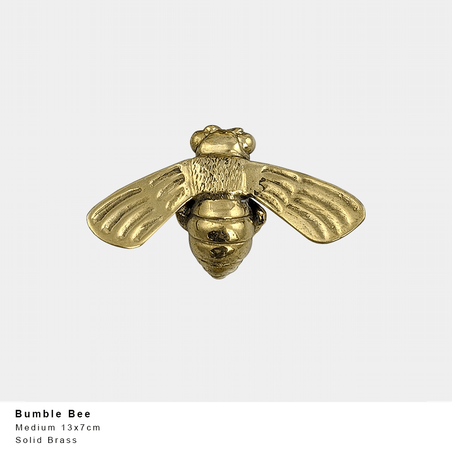 Brass Bumble Bee Gold various sizes