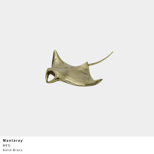 Brass Mantaray Medium