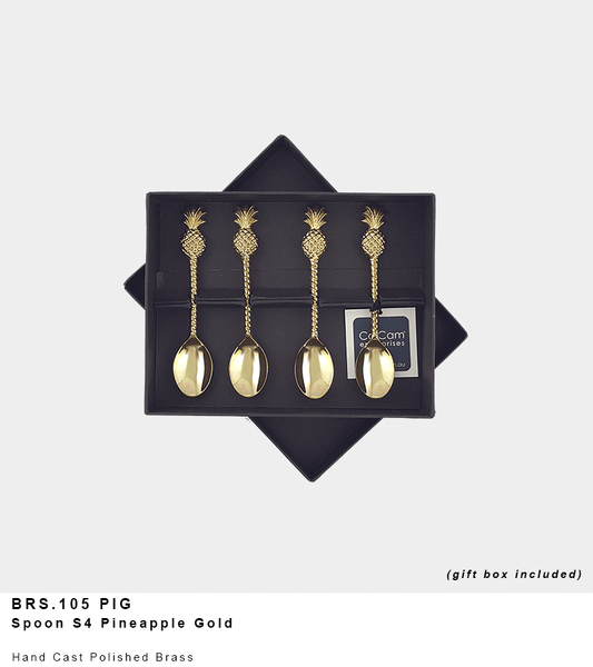 Pineapple Spoons- Set of 4