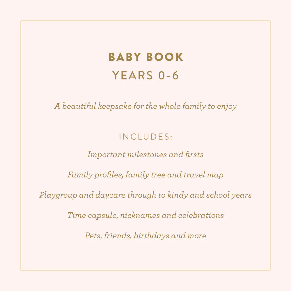 Mini Baby Book Oatmeal