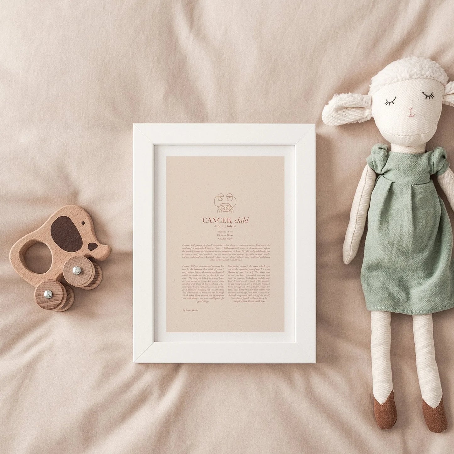 Zodiac Print Child with or without frame