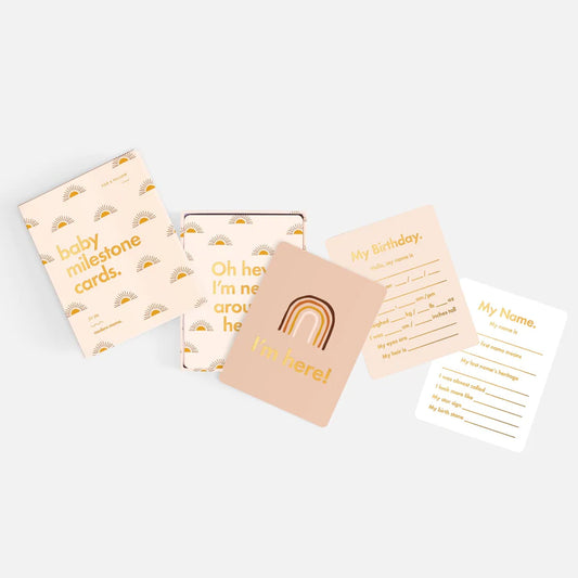 Baby Milestone Cards Boho