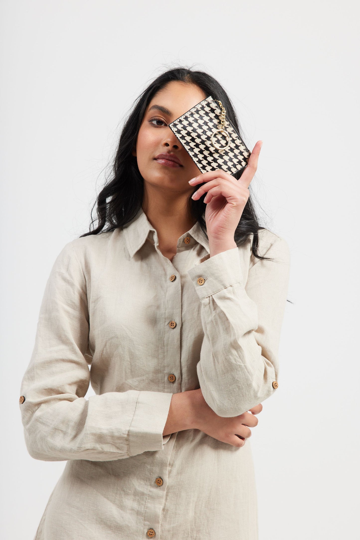 Charley Coin Purse Houndstooth