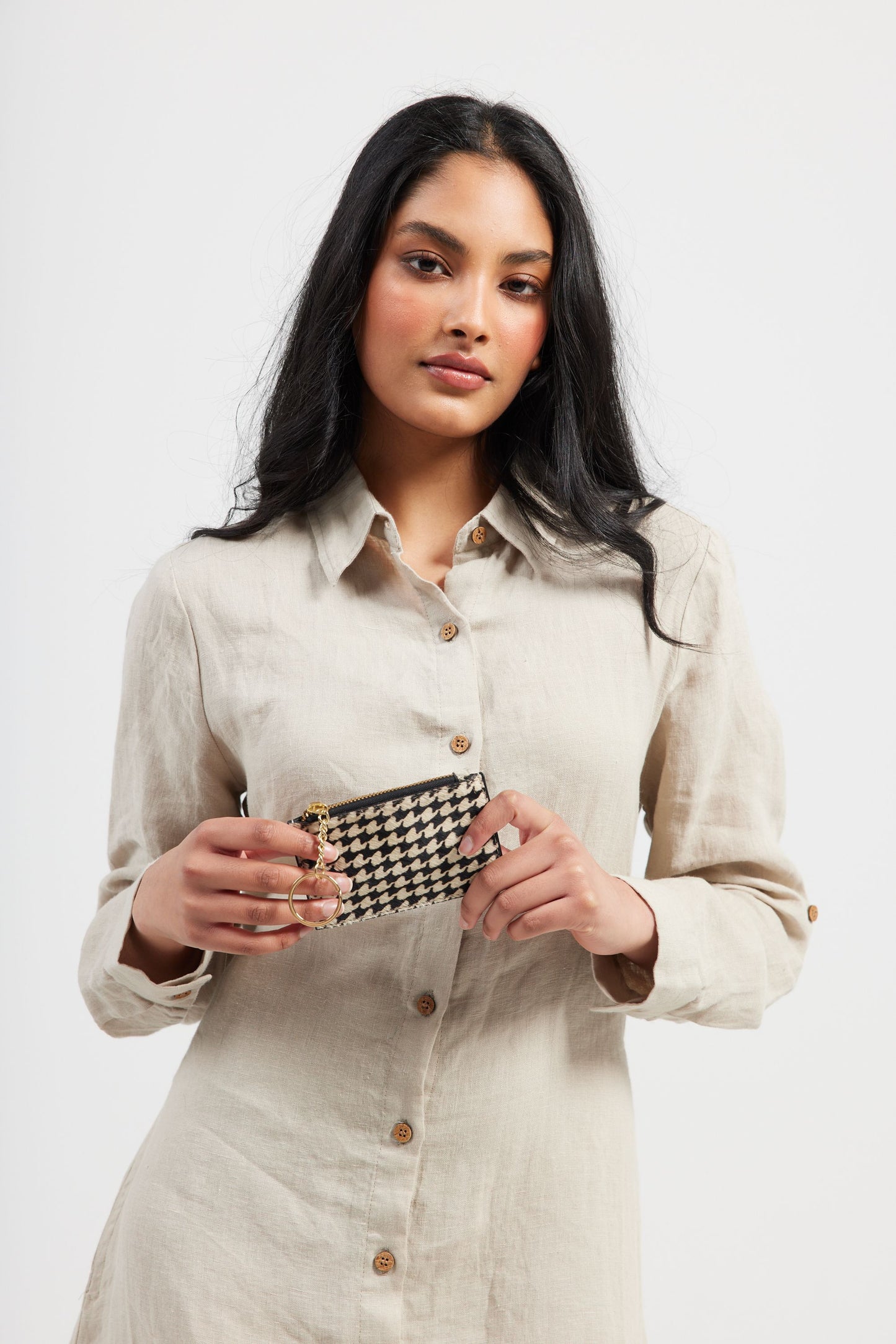 Charley Coin Purse Houndstooth