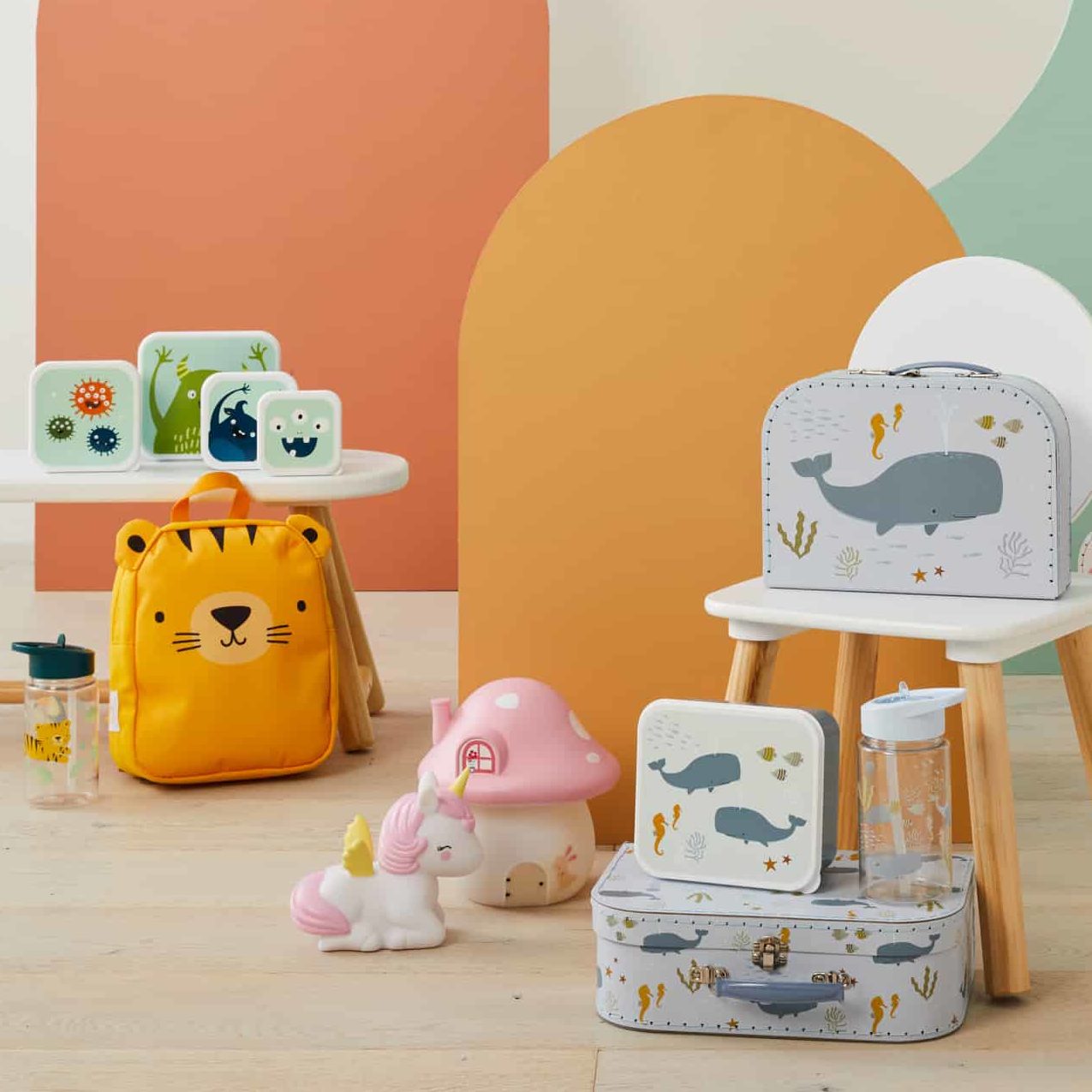 OCEAN SUITCASE SET OF 2