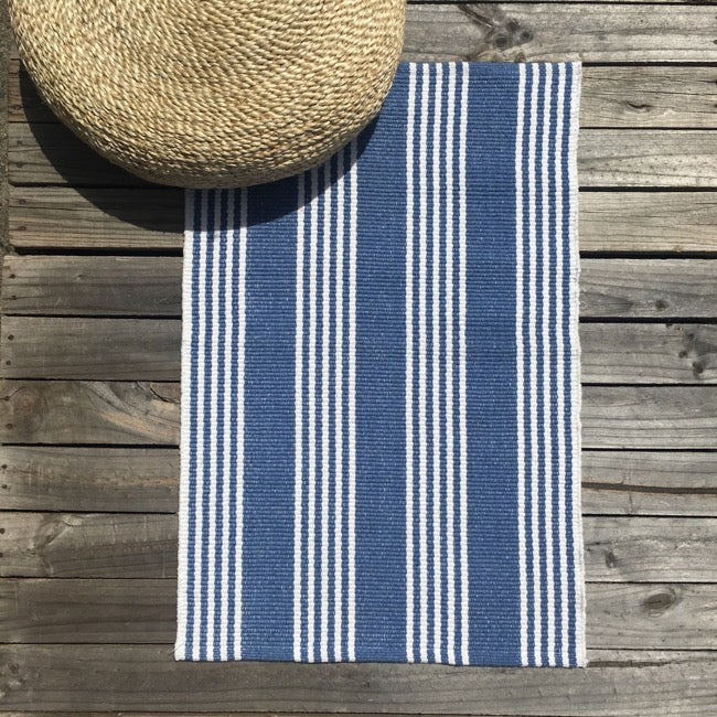 Recycled Cotton Mat – Lorne Blue
