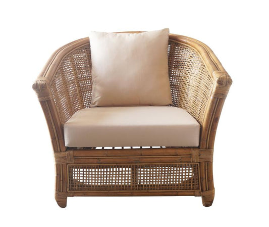 Cayman Rattan Armchair With Cushions