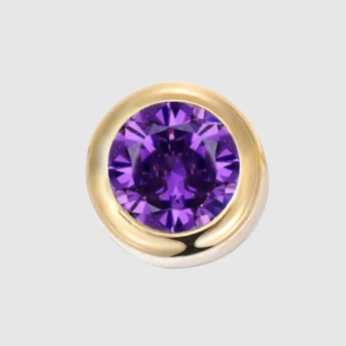 Luisa Luxe Personalised Birthstone Charm Necklace (Birthstone Charm only)