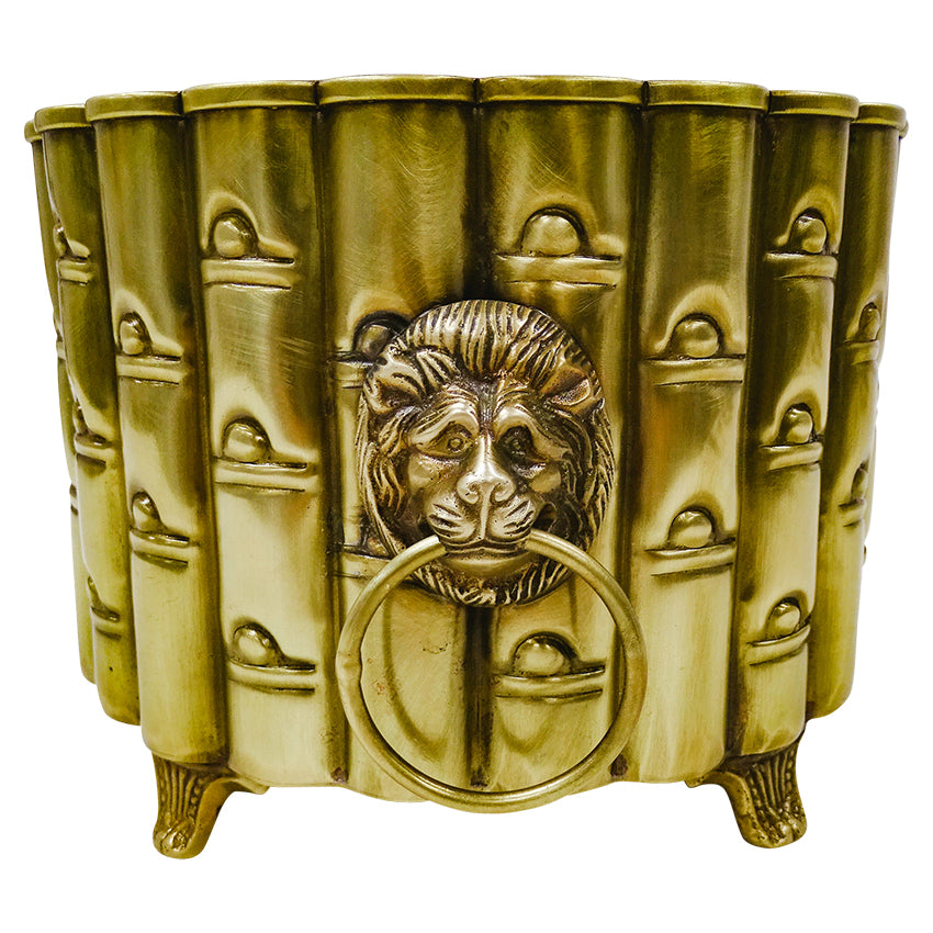 East Indies Brass Pot Holder Planter