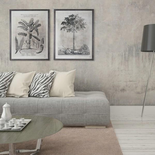 Grey Palm Print (Set of 2) - pre order