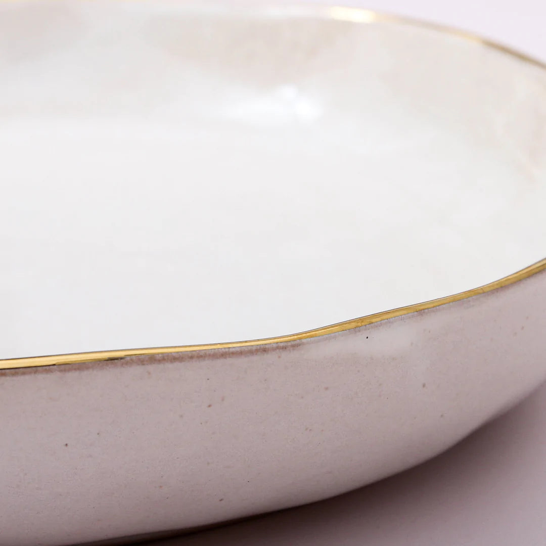 Ariel Salad Bowl- Off White