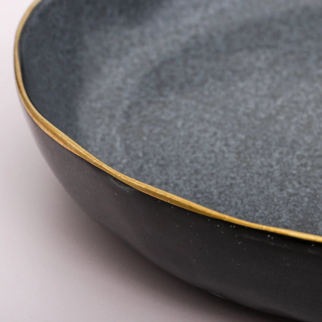 Ariel Salad Bowl- Matt Black