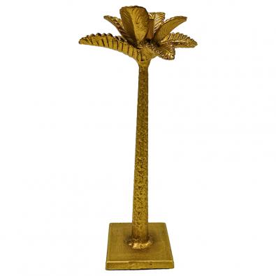 Gold Palm Candle holder