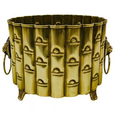 East Indies Brass Pot Holder Planter