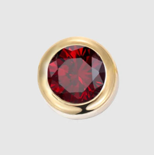 Luisa Luxe Personalised Birthstone Charm Necklace (Birthstone Charm only)
