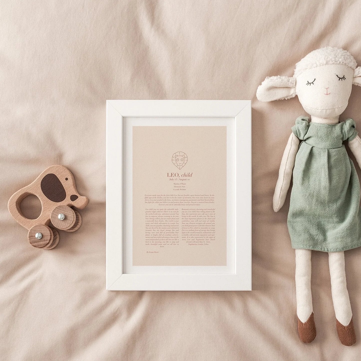 Zodiac Print Child with or without frame