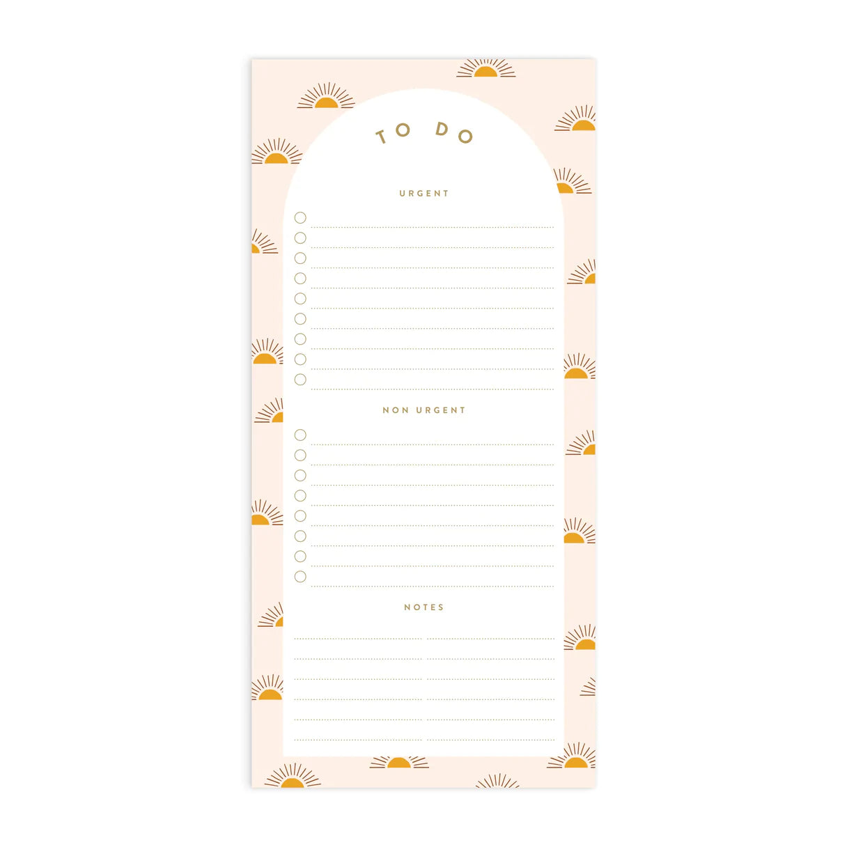 Suns DL To Do Magnet Notepad